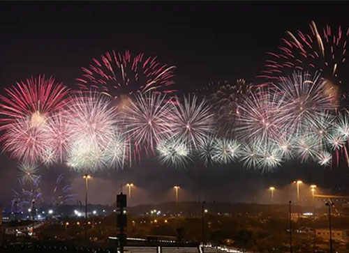 洪江市焰火晚会